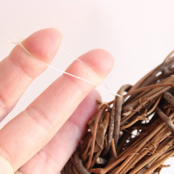 Grapevine Wreath, NOS, 6" Diameter, Single or Double, Natural Round Twig Look - Picture 7 of 10